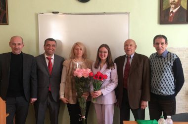 The staff of the Department of Psychology and Pedagogy sincerely congratulates Olga Bokovets on defending her dissertation for the degree of Doctor of Philosophy in the field of knowledge 05 “Social and Behavioral Sciences” in specialty 053 “Psychology”.